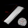 Dia 1-4mm Half Round Rod Model ABS Plastic Stick For Diy Architecture Building Scene Materials Diorama Accessory 15pcs 6