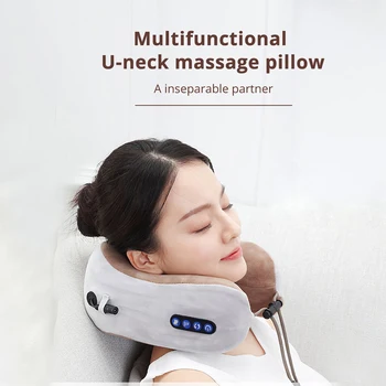 

Electric Neck Massager U shaped Pillow Multifunctional Portable Shoulder Cervical Massager Outdoor Home Car Relaxing Massage