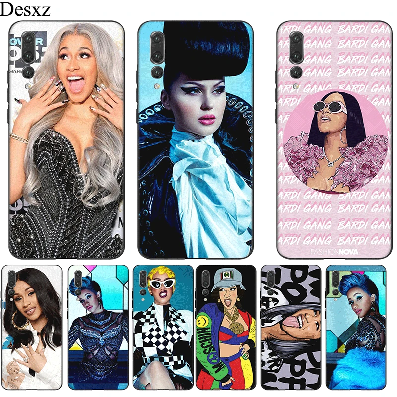 Phone Case Silicone For Honor Note 10 View 20 6A 7A 7C 7X 8 8X 8C 9X 9 Lite Pro Cover Cardi B Goddess DIY Painted Beautiful | Мобильные