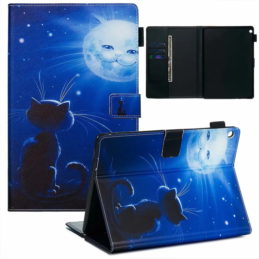 

Coloured drawing PU Leather Tablet Case for Huawei MediaPad M3 Lite 10 BAH-W09/L09/AL00 10.1 inch Funda Smart Stand Cover+Pen