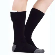 Хит, хлопковые носки с электрическим подогревом, унисекс, теплые носки, регулируемая температура, литиевая батарея, инфракрасное Отопление, спортивные носки для улицы