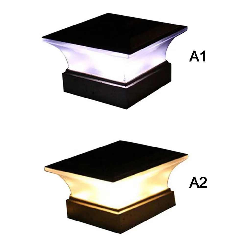 

Solar Fence Lamp Landscape Light Garden Post Cap Lamp Outdoor Waterproof Path Deck Decor Night Lamp NEW Oc10