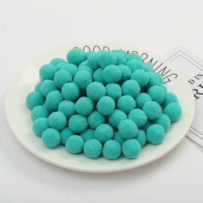Colorful Fluffy Plush Craft Pom Poms for DIY Home Decoration and Kids' Toys
