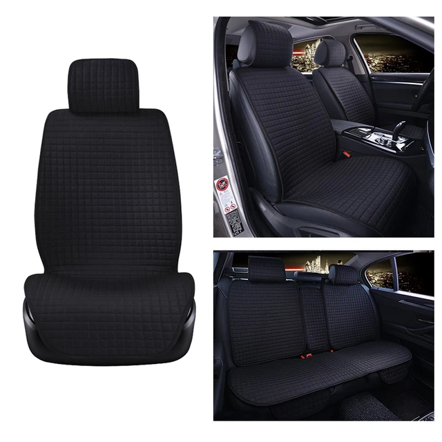 Funda De Lino Para Asiento Trasero De Coche, Protector De Cojín Para Asiento  Trasero De Coche, Transpirable, Talla Grande, Con Respaldo, Apto Para Suv Y  Furgoneta - Fundas De Asientos Para Coche 