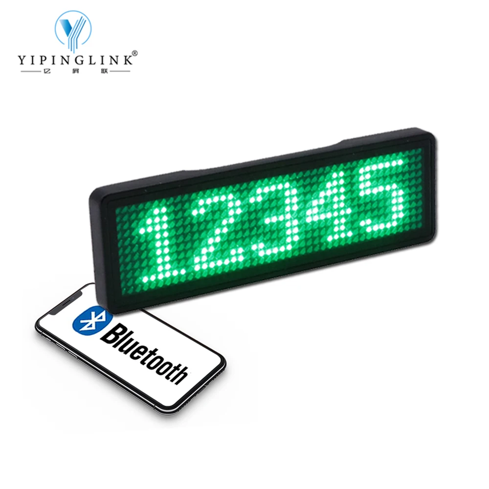 Лидер продаж 2020 светодиодный мини-дисплей программируемый через Bluetooth красный