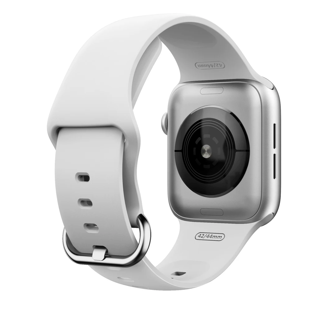UEBN силиконовый спортивный ремешок для часов Apple Watch series 5 44 мм 40 мм ремешок для iWatch 5 4 3 42 мм 38 мм браслет на запястье
