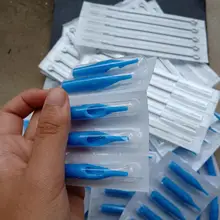 5 шт. RL иглы для татуажа+ 5 шт. наконечники одноразовые медицинские иглы для татуажа сталь для машин пистолет лайнер шейдер набор игл для татуажа 3 57 9