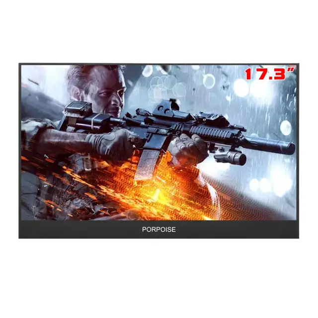 $US $170.43  17.3 Inch Super-Ultra Portable Monitor 1920 * 1080P IPS Screen USB Display with Folding Holder For 