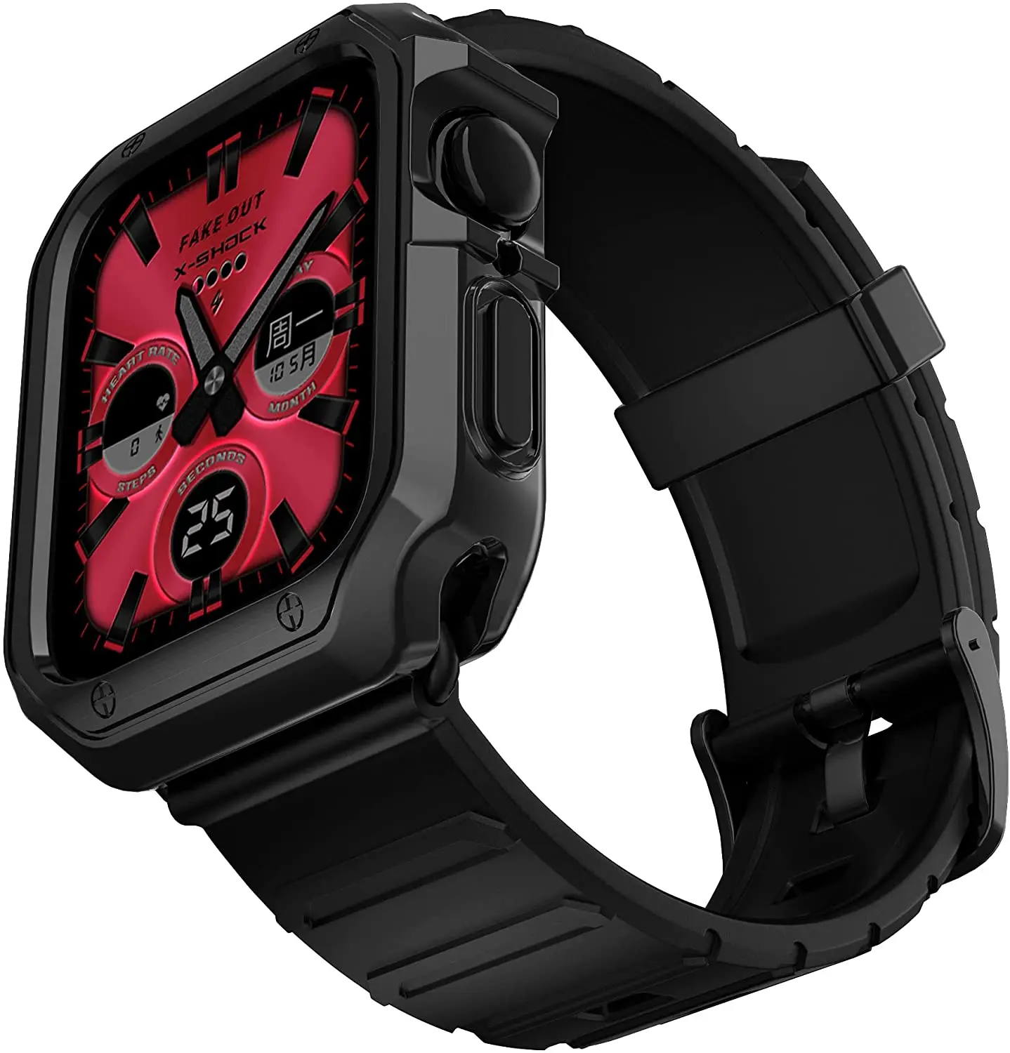 

Чехол для iWatch Series 7/6/5/4/3/2/1/SE, совместимый с Apple Watch Band 44 мм 42 мм 45 мм 40 мм 38 мм 41 мм