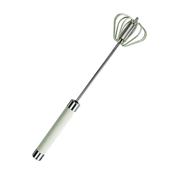 

Egg Beater Stainless Steel Manual Mixer Semi-Automatic Egg Whisk Cream Mixer Suitable for Kitchen Baking Cooking Tools