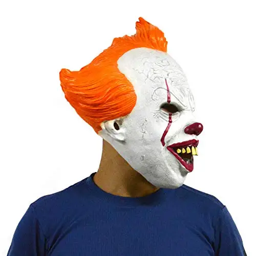 AniLnc Клоун на Хэллоуин шапка-маска It: Chapter Two Pennywise(клоун сзади Spirit 2) маска для взрослых