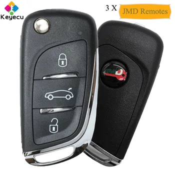 

KEYECU 3PCS/Lot JMD B11 DS Style Universal Remote Car Key With 3 Buttons Red Chip - for ( Generated by ) Handy Baby 2 Key Tool