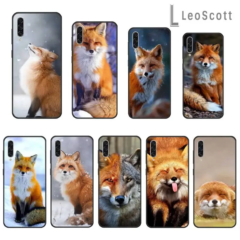 

Animal fox in the wild winter Phone Case For Samsung Galaxy J2 J4 J5 J6 J7 J8 2016 2017 2018 Prime Pro plus Neo duo