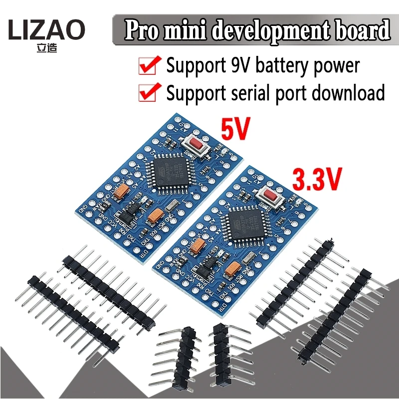 ATMEGA328P Pro Mini 328 ATMEGA328 5 В/16 МГц 3 В 8 для платы разработки Arduino | Электронные компоненты
