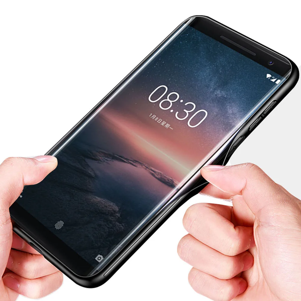 Чехол из закаленного стекла 6,1 для Nokia 6,1 Plus чехол для Nokia 1055 7 nokia6,1 Nokia7 Plus X6 Dual TA-Чехол-лента на заднюю панель