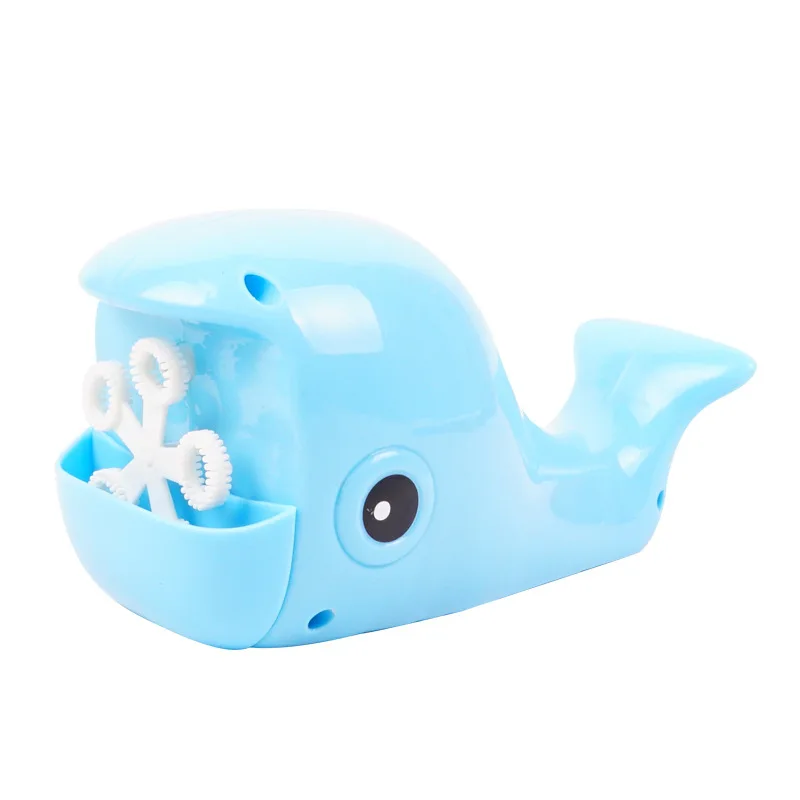Синий Hippopotamus полностью автоматическая новая продукция Bubbler пузырьковая машина игрушки Bubble животное на открытом воздухе КИТ электрическая лягушка - Цвет: Синий