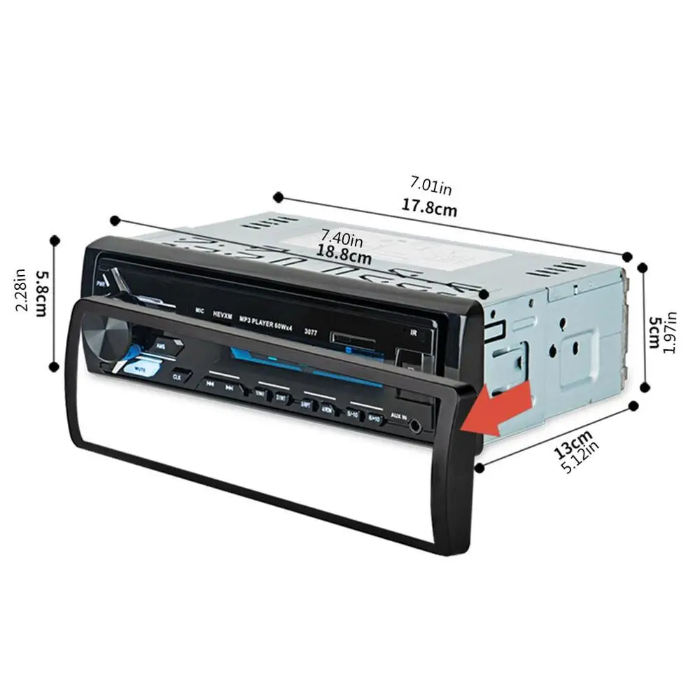Автомобильный беспроводной Mp3 Автомобильный Mp3 плеер карта машина Usb флеш-накопитель беспроводной автомобильный аудио 3077 Fm радио карта Машина