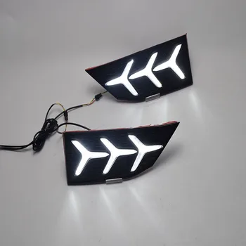

Suitable for 19 Year Honda Civic Fishbone-Daytime Running Lamp Civic Front Fog Lamp Modified LED Night Driving Lamp