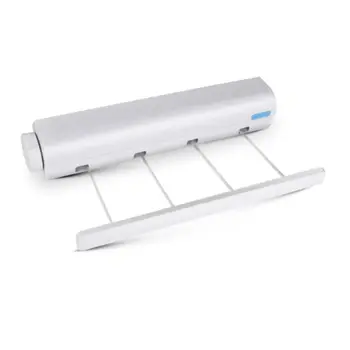 

Wall Mounted 4/5 Clothes Line Retractable Laundry Hanger Clothes Drying Rack