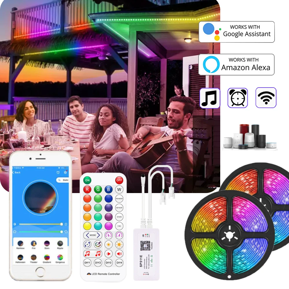 Набор светодиодных лент WS2811 RGB интеллектуальные пиксельные светодиодные лампы