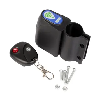 

Bicycle Remote Control Alarm Burglar Alarm Lock Alarm Lock Mountain Bike Anti-Theft Device With Remote Control