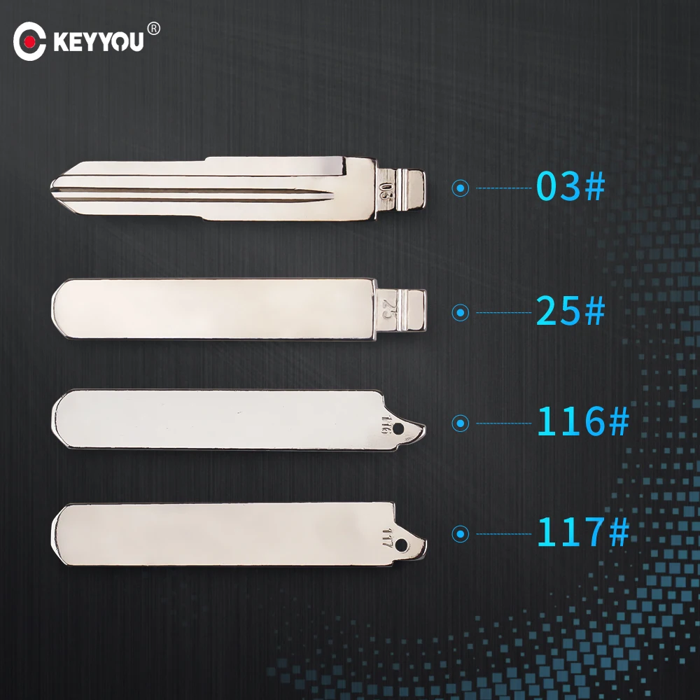 KEYYOU #117 #116 #25 #03 KD Blade для Honda Accord подходит odysley Civic City CRIDER(2014 г/А) откидной складной