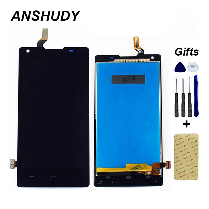 

Black For Huawei Ascend G700 Full LCD Display Panel Monitor Module + Touch Screen Digitizer Sensor Glass Assembly + Frame