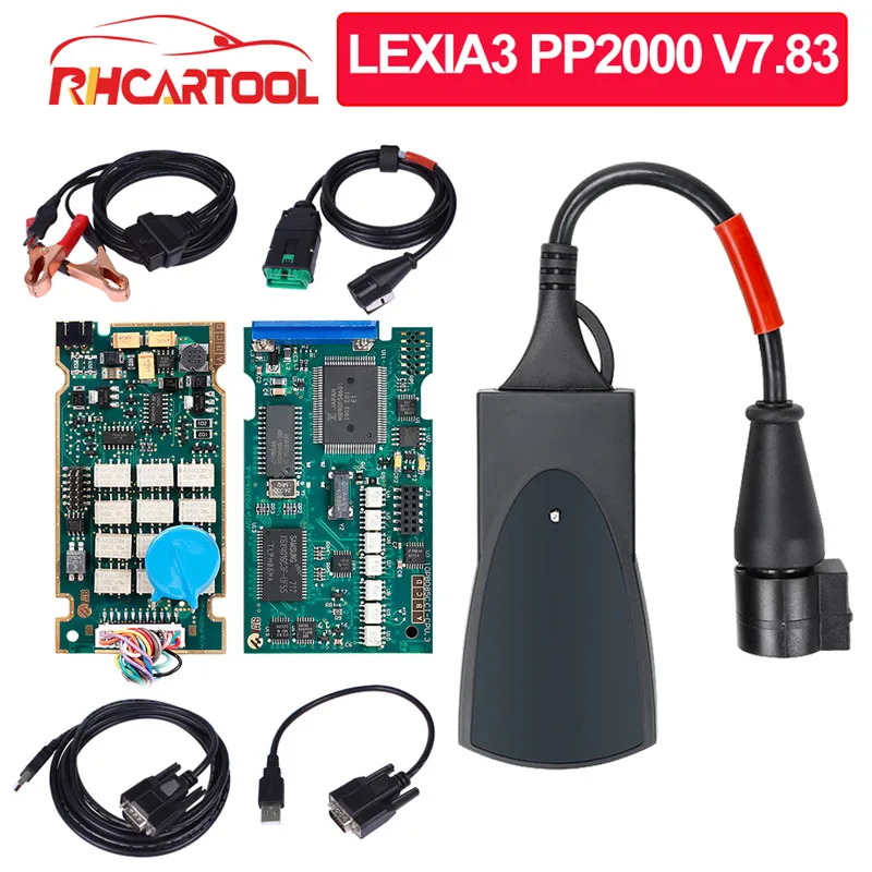 OBD2 сканер для Lexia 3 PP 2000 полный чип Diagbox V7.83 Lexia3 PP2000 V48/V25 lexia Citroen/Peugeot диагностический