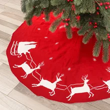 Falda de árbol de Navidad para decoración, alfombrilla de doble cara para fiesta en casa, adorno de falda de árbol de Navidad, 1 pieza