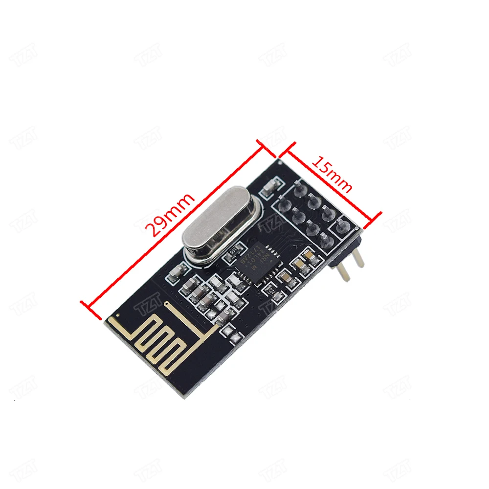 1 шт./лот ShengYang Черный nrf24l01 беспроводной модуль 24l01 2,4g беспроводной модуль Черный бриллиант