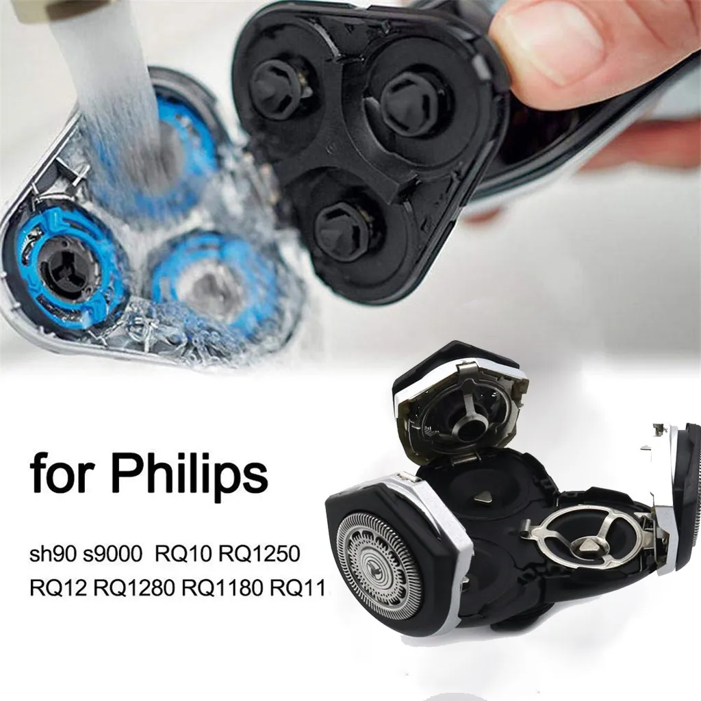 Бритвенные головки RQ12 для Philips RQ1250 RQ1260 RQ1280 RQ1290 RQ1150X RQ1160X RQ1180X RQ1185 RQ1050 RQ1060 Бесплатная