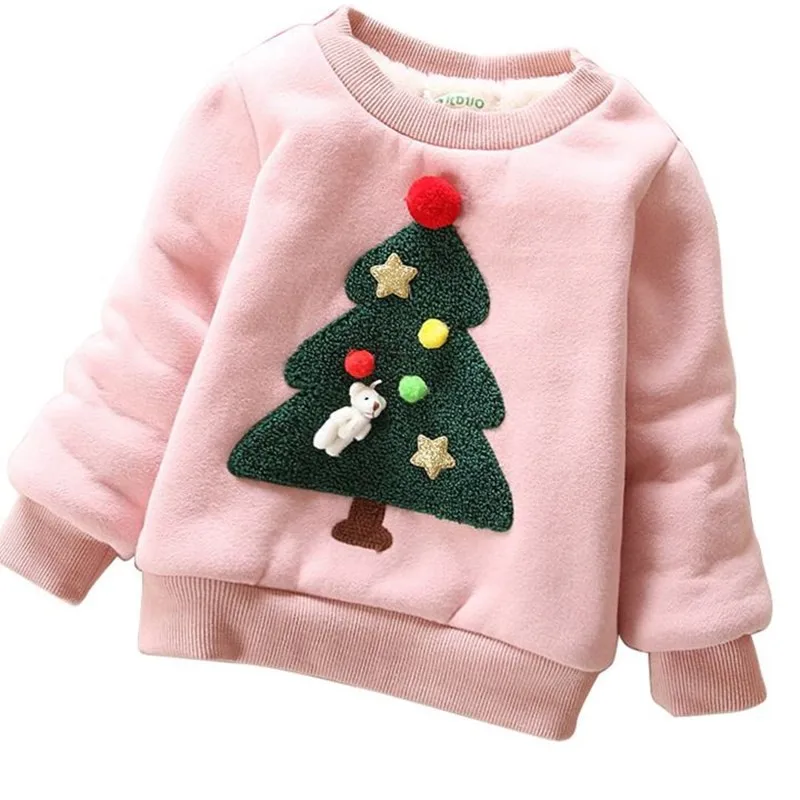JX1119Pk Одежда для маленьких мальчиков и девочек; коллекция года; Зимний пуловер; Детские свитера; Рождественская верхняя одежда с длинными рукавами и рисунком; детская трикотажная одежда с круглым вырезом - Цвет: JX1119Pk