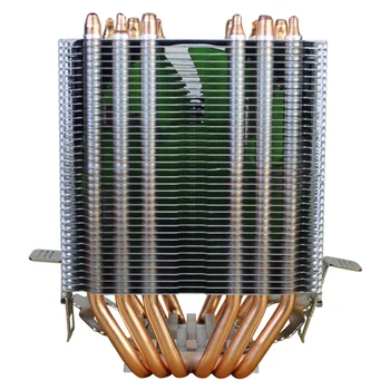 

LANSHUO 6 Copper Tube CPU Radiator Mute 775Amd1155 Color Lamp CPU Fan 1366 Desktop Computer Universal