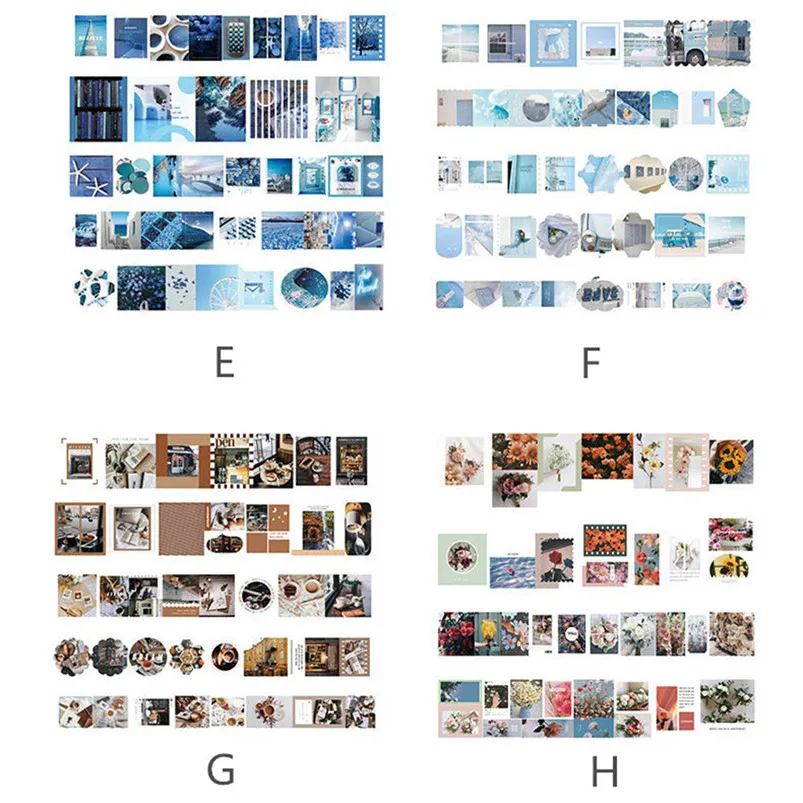 Boxed Paper Stickers 80 Card Stickers Hand Account DIY Daily Material Cartoon Stickers Muraux Pour Enfants Chambres 30NOV2216