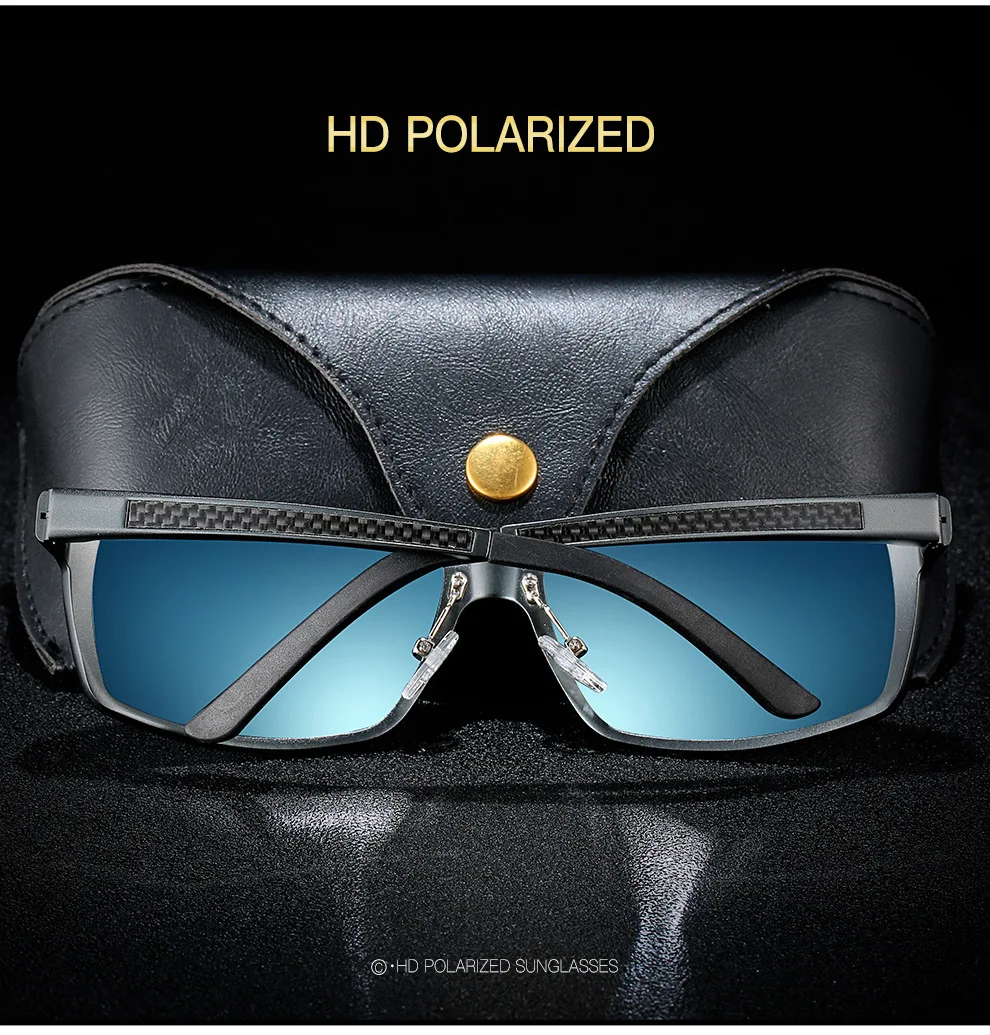 Акула парус поляризованные фотохромные Солнцезащитные очки Мужские переходная линза мужские очки для вождения водителя защитные очки Oculos Gafas De Sol