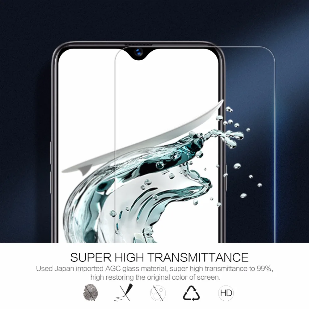 Защитная пленка для экрана H+ Nillkin для OPPO Realme 3 Pro Nillkin 9H Amazing H Plus pro из закаленного стекла для OPPO Realme X Lite