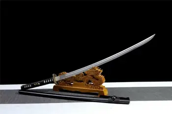 

Hand/made Japanese Sword Samurai Katana Very Sharp 1090 High Carbon Steel Blade Sharp Knife Full Tang