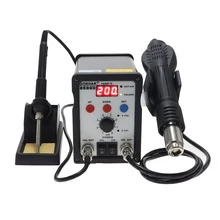 GORDAK8586 8586D 2в1 цифровая паяльная станция Тепловая пушка паяльная станция телефонный паяльник, телефонная печатная плата SMD BGA сварка