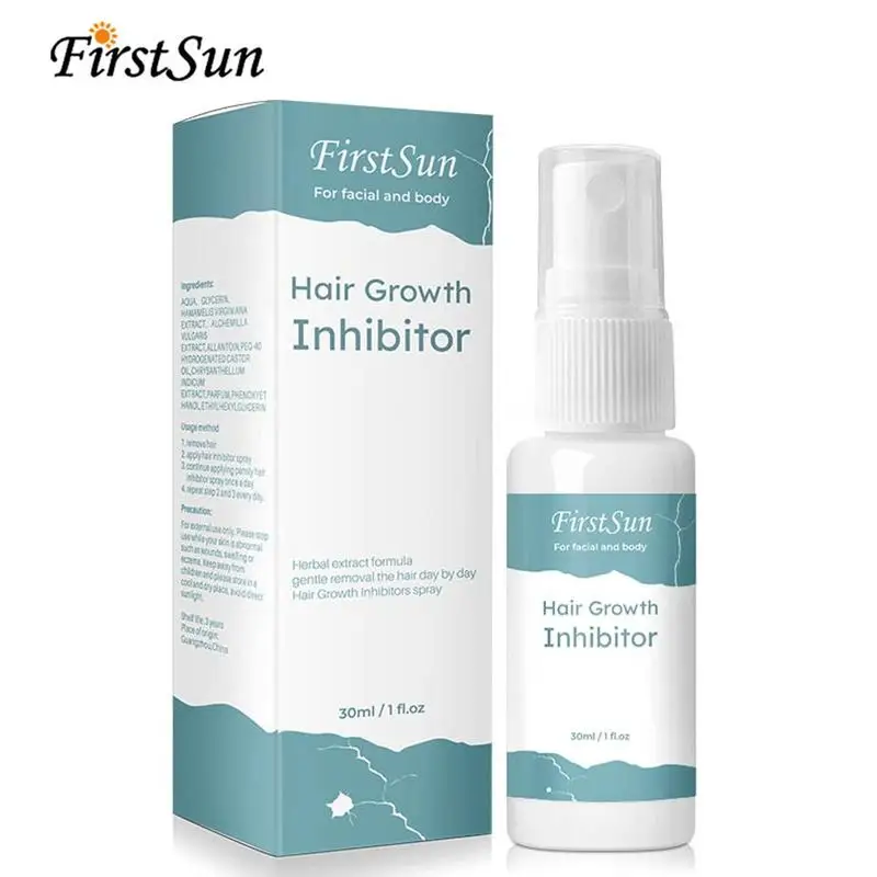 30 мл Firstsun спреи для удаления волос ингибитор роста волос сыворотка предотвращает удаление роста волос Восстановление мягкое питание сужение пор
