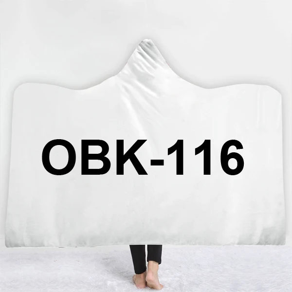 ONSEME унисекс заказное одеяло с капюшоном Прямая поставка OBK-101-120 - Цвет: OBK-116
