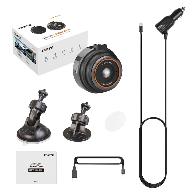 Tieye Dash Cam Safeel Zero Dvr камера Real Hd 1080P 170 широкоугольный Dashcam с g-сенсором режим парковки