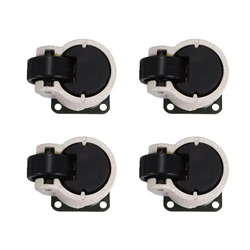 Roulettes de nivellement rétractables pour Machine industrielle, 4 pièces, roulettes pivotantes pour chariot de chaise de bureau, capacité de 330 livres, GD 40 