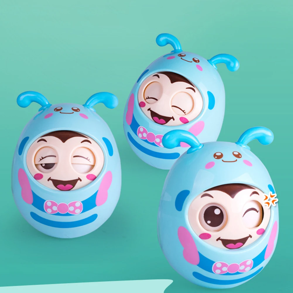 Забавный мультфильм Стиль подмигивание нод звук неваляшка игрушка для детей развивающий подарок