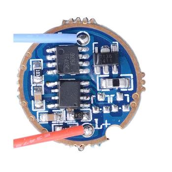 

22mm 2.7-4.5V 2.5A single / 5 modes Output Current Driver circuit Board DIY Parts for T6 L2 XPL LED Flashlight with mode memory