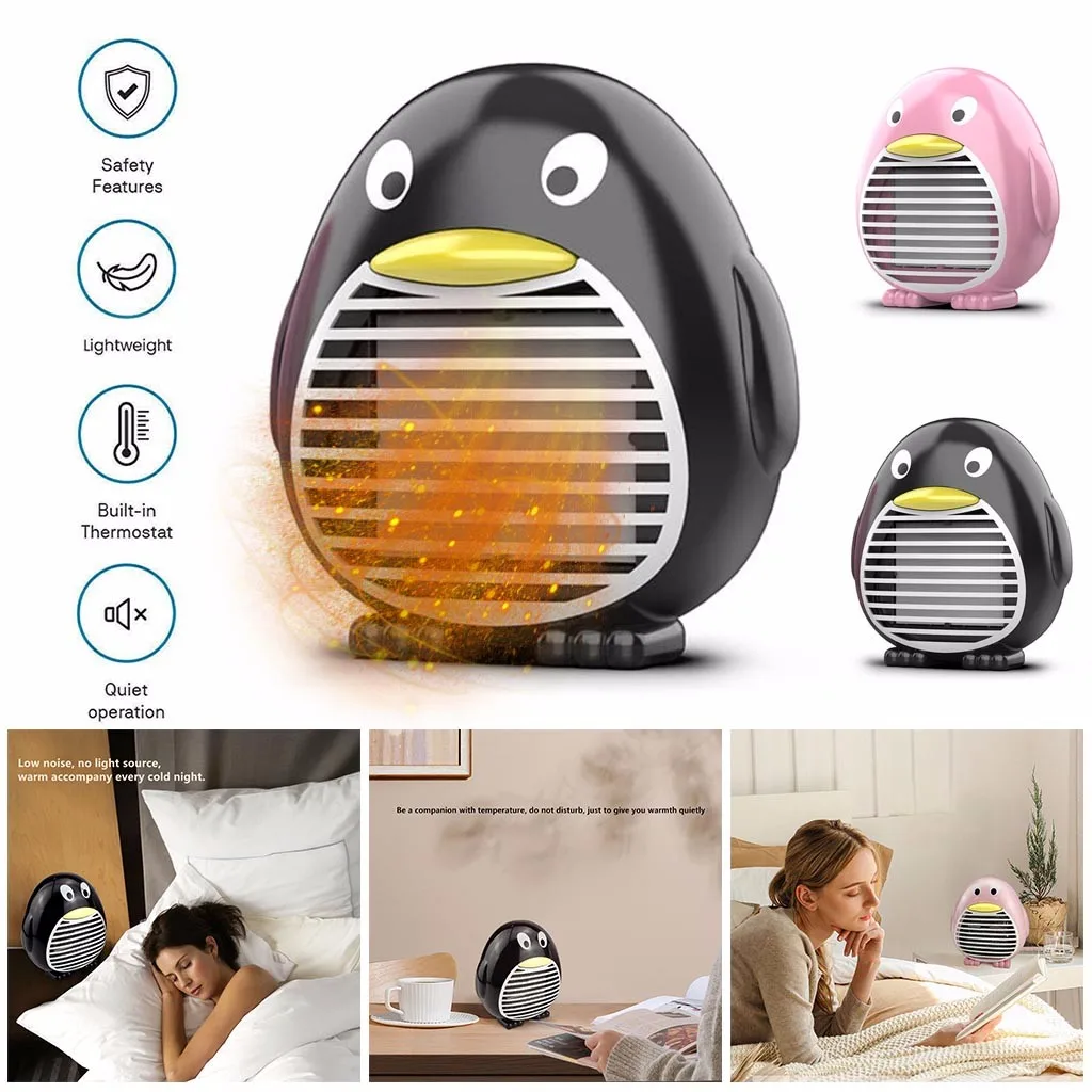 

2019 Year Heater Fan Mini Winter Hand Warmer PTC Ceramic Quick Heating Warm Stove Radiator of fice Desktop Hot Air Blower
