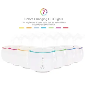 

Wifi Wireless 300ML Ultrasonic Air Humidifier Aroma Essential Oil Diffuser For Home Car Fogger Mist Maker With LED Night Lamp