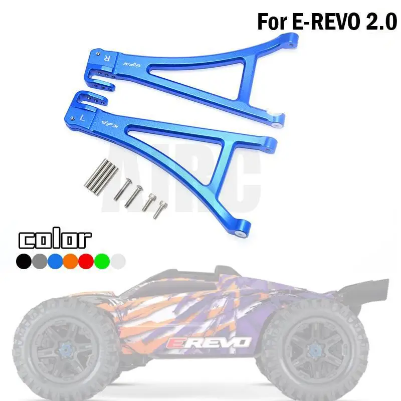 

Trax E-REVO 2.0 86086-4 Aluminum alloy front lower A arm Front lower swing arm-1 pair #8631+8632