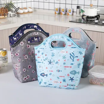 

TTLIFE Large-capacity Lunch Bag Insulation Bag with Rice Bag Handcuffs Bag Insulation Bag Handbag Ice Bag For Travel pounch 2019