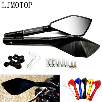 

CNC Aluminum Universal Motorcycle Rearview Mirror Moto side Mirrors For Kawasaki ZZR600 VERSYS 1000 Z1000 ZX10R ZX12R ZX6R