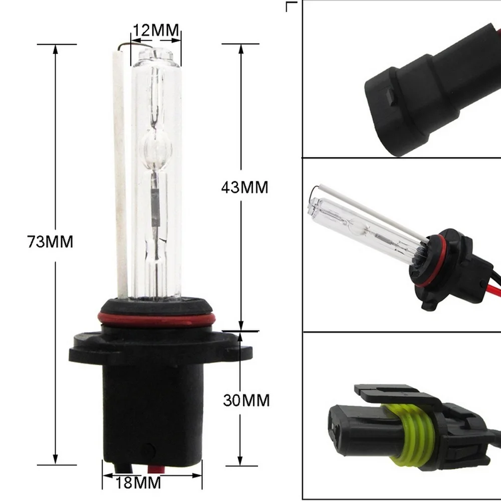 DC 12V HID лампы для автомобильных фар 55 Вт H1 H7 H8 H10 H11 H27 HB3 HB4 9005 9006 источник света для автомобиля лампы для передних фар комплект противотуманных фар